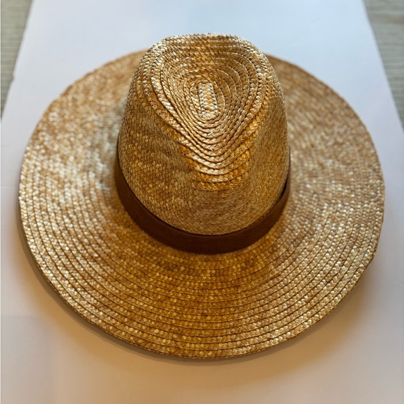 GIGI PIP Accessories - GIGI PIP Isla Natural Straw Fedora Hat with Suede Band
